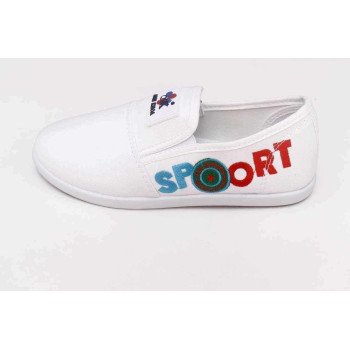 Giày Anh Khoa-AK17-trắng không dây