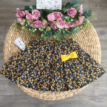 Chân váy hoa thô xuân hè bé gái size 3- 10 Chân váy hoa thô xuân hè bé gái size 3- 10