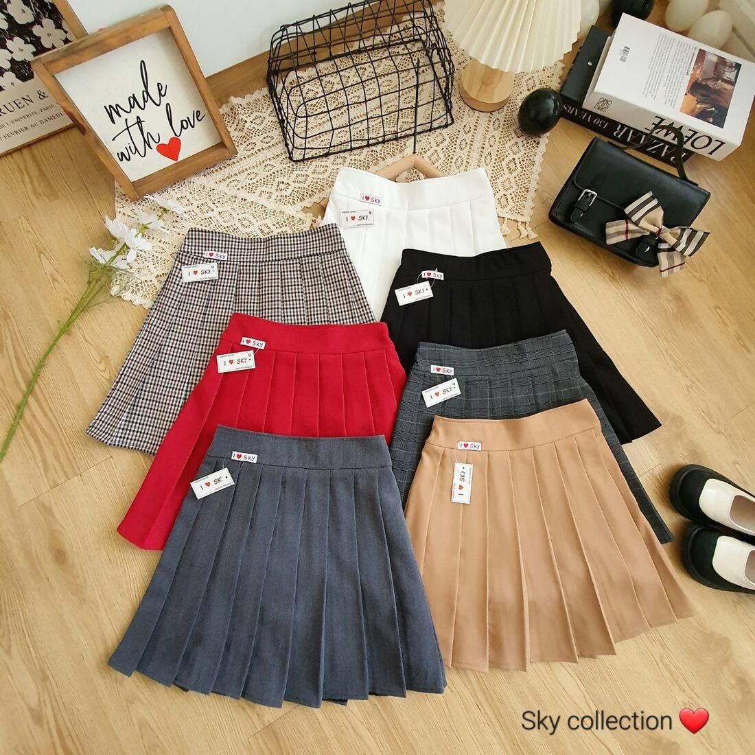 chân váy xếp ly cho bé gái-CHÂN VÁY HÈ SIZE ĐẠI