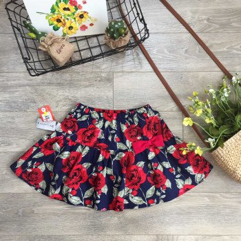 Chân váy xuân hè hoa thô bé gái Chân váy xuân hè hoa thô bé gái