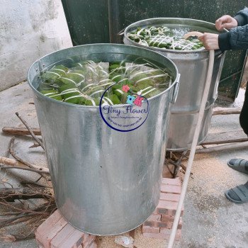 Bán thùng nấu bánh chưng tôn hoa dầy nấu 100 bánh