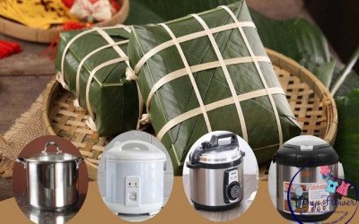 Luộc bánh chưng bằng nồi cơm điện có nên không?