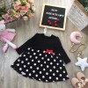 Váy chấm bi thân len size 1-5-