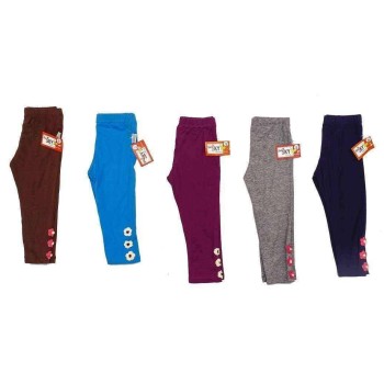 Quần legging 3 hoa size  bé-QLEG