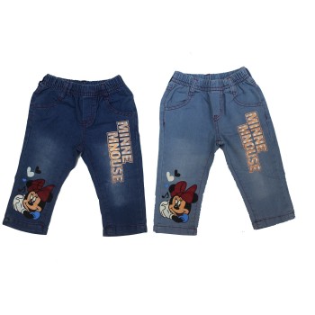 quần jean in hình mickey bé gái- Q2578