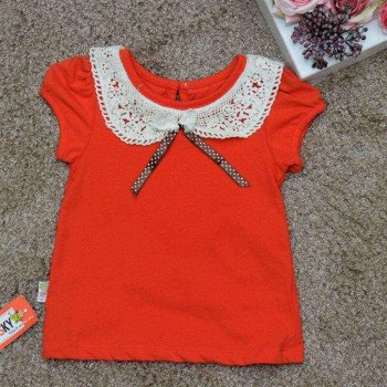 áo cổ ren bé gái - A755 áo cổ ren bé gái - A755