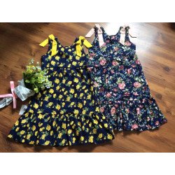 váy thô hoa nơ vai đuôi cá size 7 -10