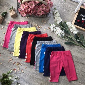 Quần legging 3 hoa size bé 