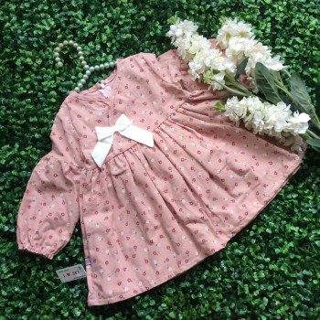 Váy nỉ bông hoa thu đông bé gái Váy nỉ bông hoa thu đông bé gái