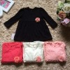 Áo váy len phối hoa đính ngực  size 2-6-