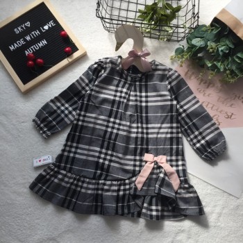 váy kẻ đuôi cá vạt lệch size 4-8