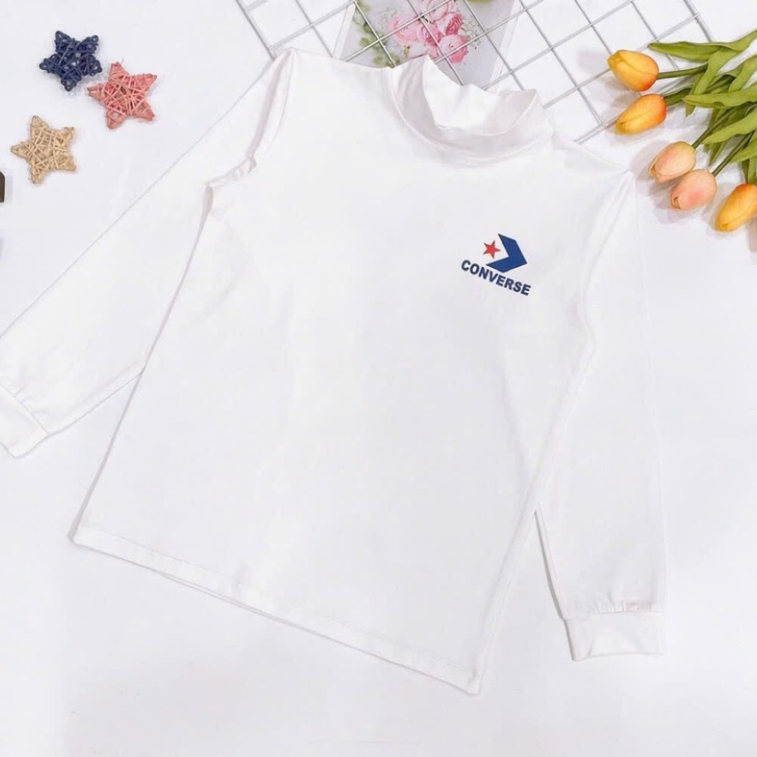 Áo cổ lọ cotton bé trai thêu hình size 11-18-ÁO THU ĐÔNG BÉ TRAI